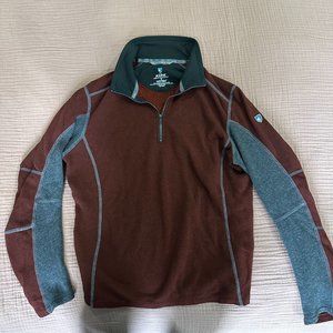 Kuhl Interceptr 1/4 Zip Pullover Dark Red - Men's Small